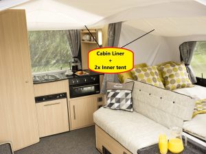 Pennine Fiesta 2+2 Inners & Roof Lining Set