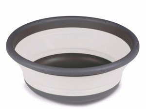 Kampa Collapsible Round Washing Bowl Grey - Medium