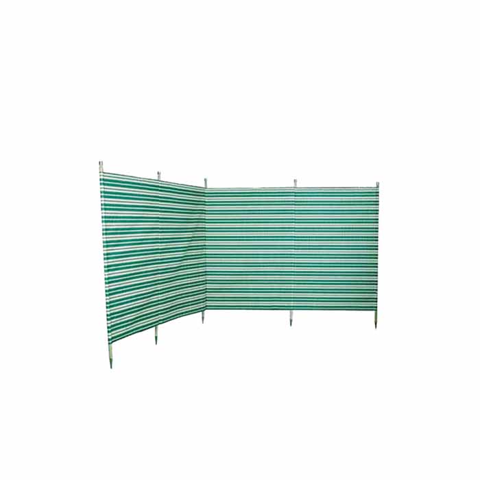 Blue Diamond 5 Pole Traditional Windbreak - Green