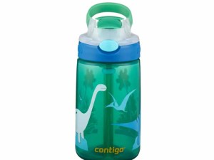 Gizmo Flip AUTOSPOUT Kids Water Bottle 420ml - Dino Green
