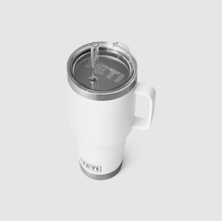 Yeti Rambler 35oz Straw Mug White