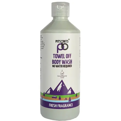 Pits & Bits Towel Off Body Wash - Fresh 500ml