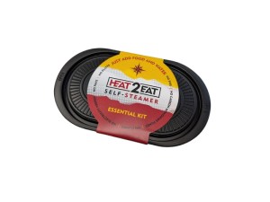 Heat2Eat Small Self Steamer Black