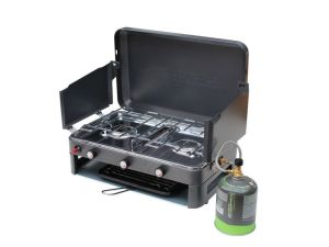 Outdoor Revolution Twin Burner Gas Stove & Grill