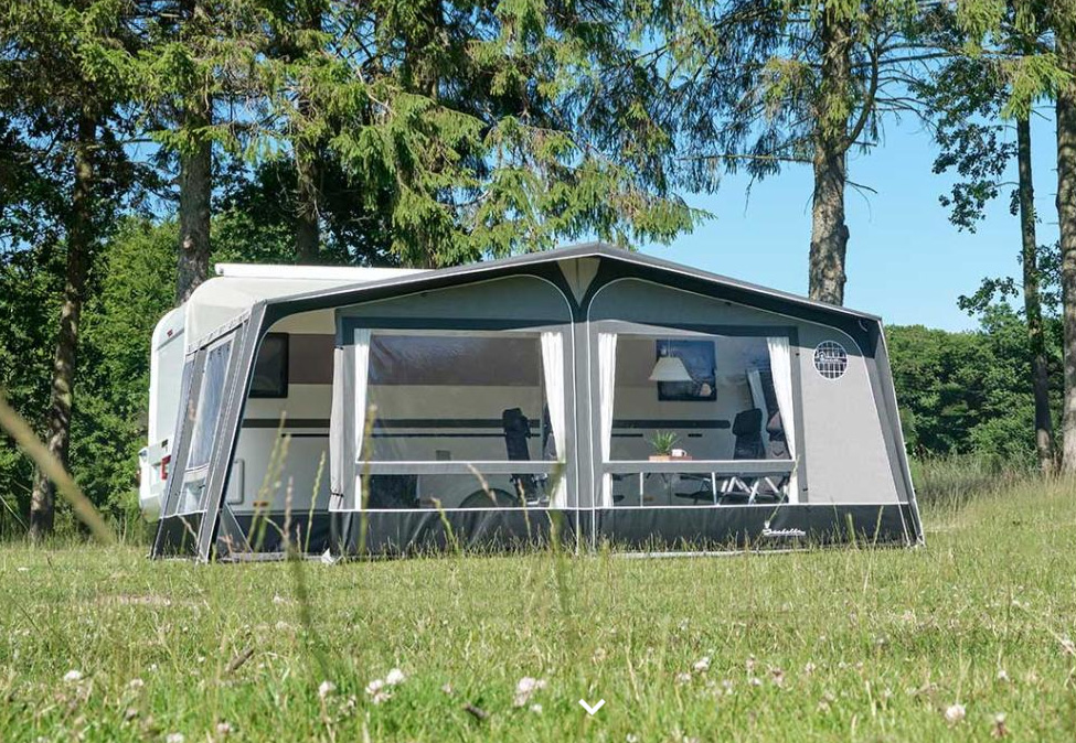 Isabella Ambassador Awning - 1100cm + Carbon X Frame - Up Once
