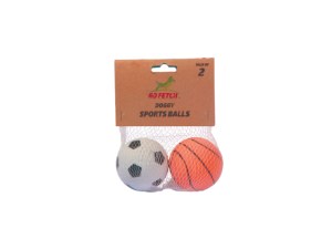 Rubber Dog Ball - 2 Pack