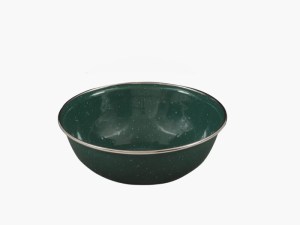 Highlander Green Deluxe Enamel Bowl