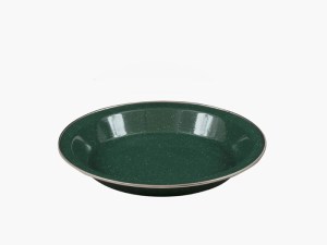 Highlander Green Deluxe Enamel Plate