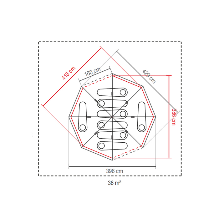 Coleman Octagon BlackOut Tent - Image 3